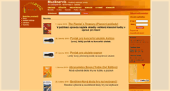 Desktop Screenshot of muzikservis.cz